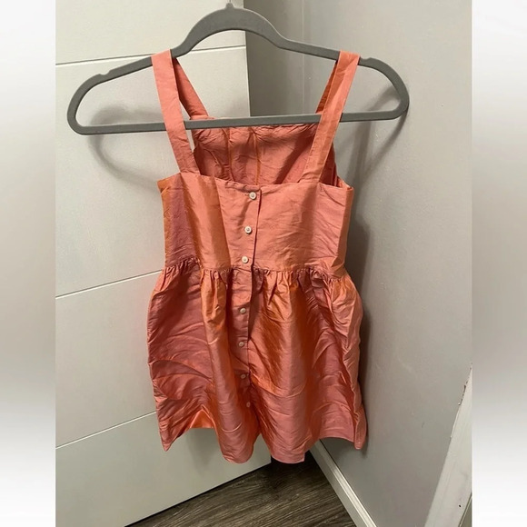 BROOKS BROTHERS SIZE 10 CORAL SILK BIG GIRLS DRESS SPECIAL OCCASION - Picture 2 of 5